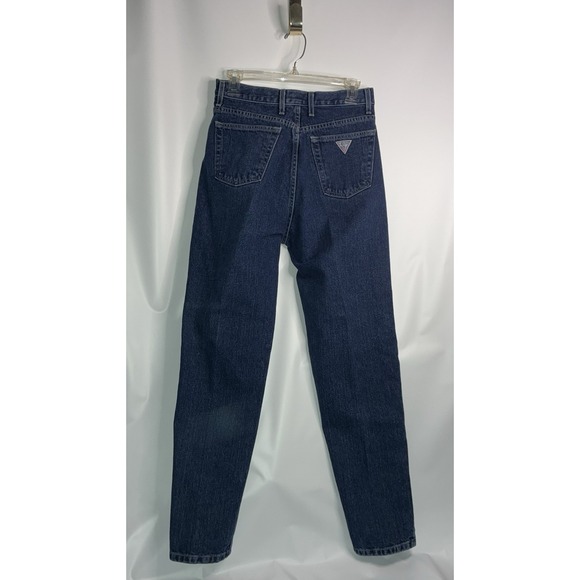 Guess Jeans VTG 80s 90s 1050 RG High Rise Women's Size 30 Denim Dark Blue Wash - Picture 3 of 9